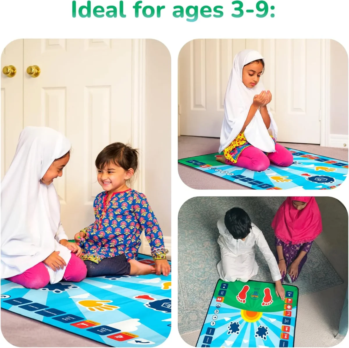 My Salah Mat for Kids Smart interactive Prayer Mat for learning Salah Surah 5